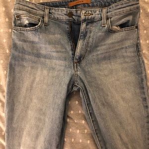 Joe’s Jeans with fray hem